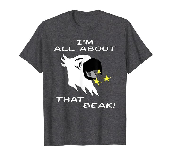 Cockatoo Parrot Beak T-shirt for Men Women Kids