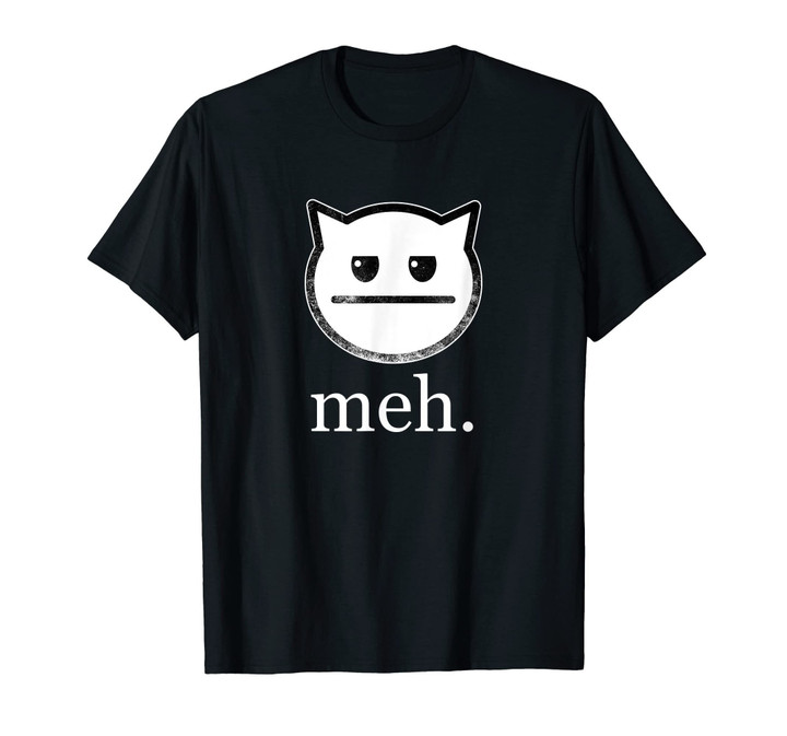 Meh Funny Cat T-Shirt