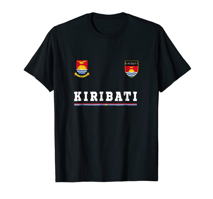 Kiribati T-shirt Sport/Soccer Jersey Tee Flag Football