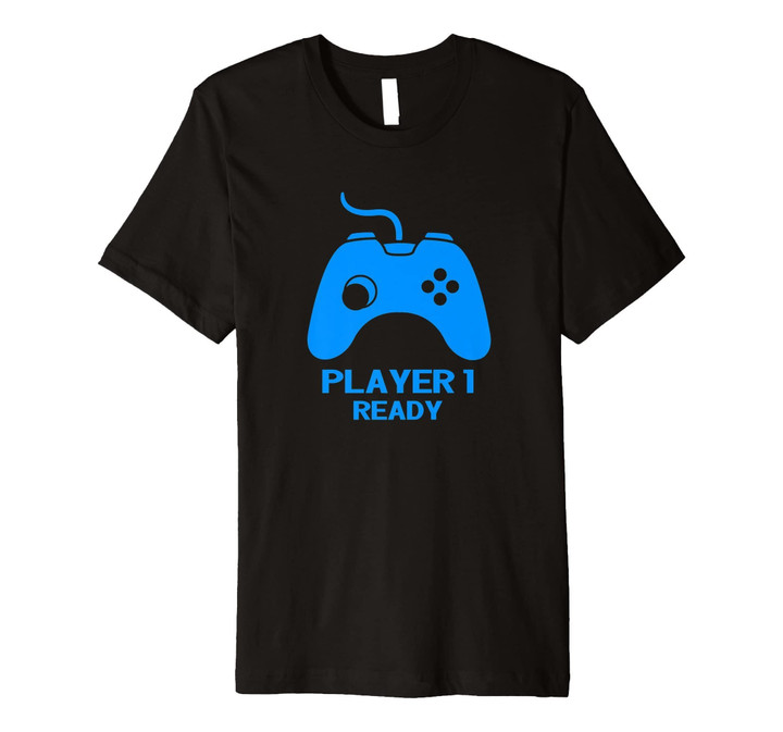 Player 1 tshirt in combo with player 2 and 3 for new parents