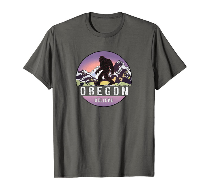 Bigfoot Sasquatch Yeti Believe Oregon Tshirt