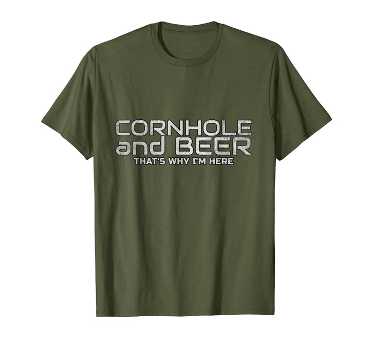 Cornhole Beer Corn Hole Bags Bar Party T-Shirt Funny