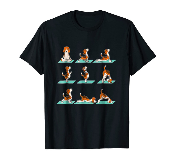 Beagle Yoga T Shirt Yoga Beagle For Dog Lovers