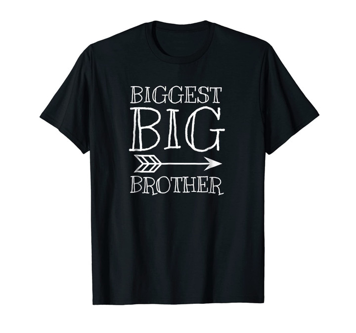 Biggest Big Brother T-Shirt with Arrow for Older Brother
