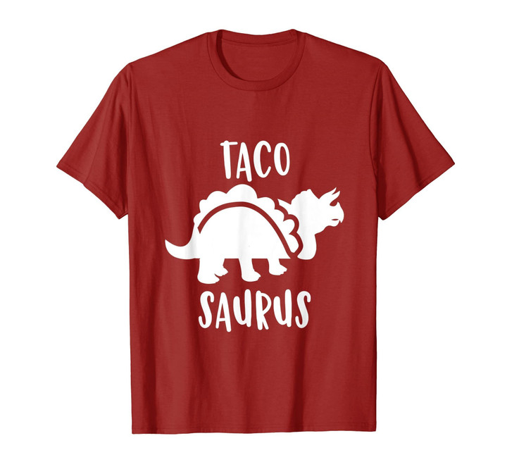 Tacosaurus Funny Shirt Tuesday Dino Taco Gift Kids Adult Tee