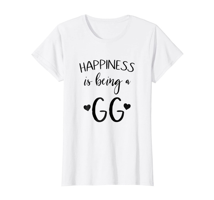 Womens GG tee shirt Happiness is being a GG quote mothers Day shirt