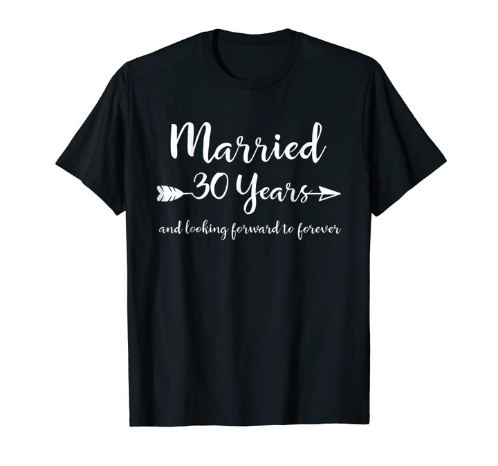 30th Wedding Anniversary Gift T-Shirt for Him Her Couples