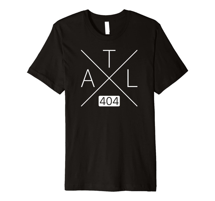 ATL 404 Cross Design - Atlanta Georgia Shirt