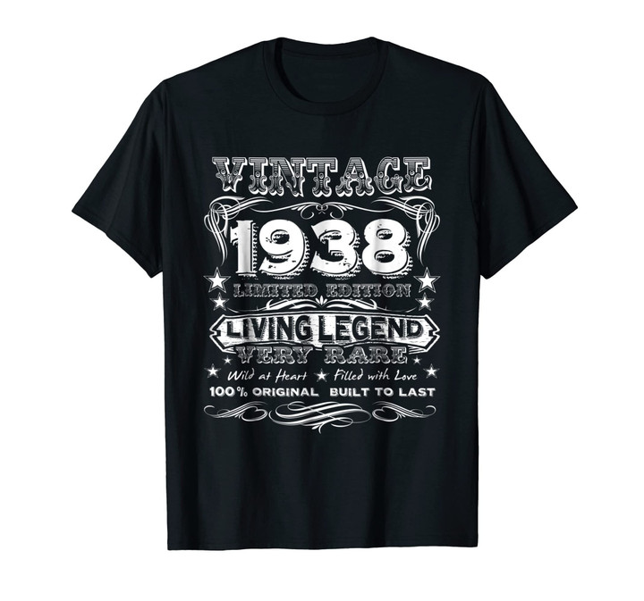 Vintage 1938 - Funny 81 Years Old 81st Birthday Gift T-Shirt