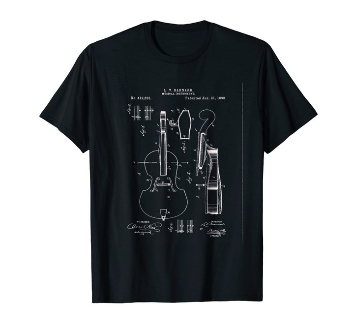 1890 Cello Patent Graphic T-Shirt