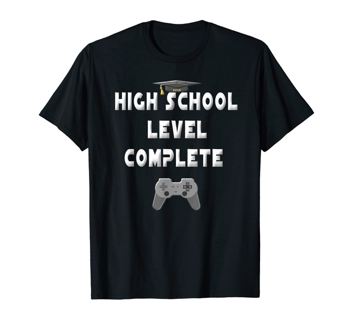 2018 High School Graduation Shirt Gamer Graduation Gifts