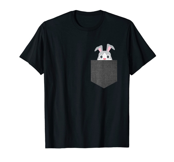 Bunny / Rabbit Pocket Patch Easter Bunny T Shirt