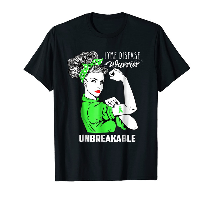 Lyme Disease Warrior Unbreakable Shirt Awareness Gift