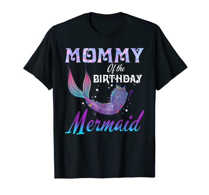 Mommy of The Birthday Mermaid Shirt Matching Party Outfits