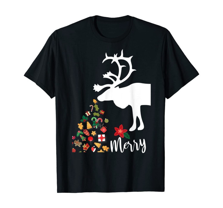 Reindeer Christmas Pajamas For Couple Family Matching Gift 1 T-Shirt
