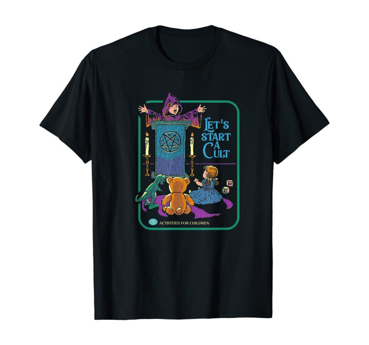 Lets Start a Cult Cute Tee - Vintage Horror Halloween Gift T-Shirt