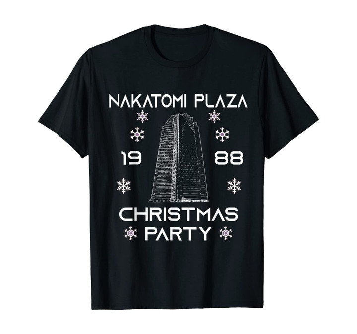Nakatomi-Plaza Snowflake Christmas Party T-Shirt