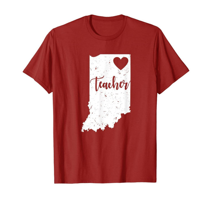 Red For Ed Indiana Teacher T Shirts, RedForEd T-Shirt