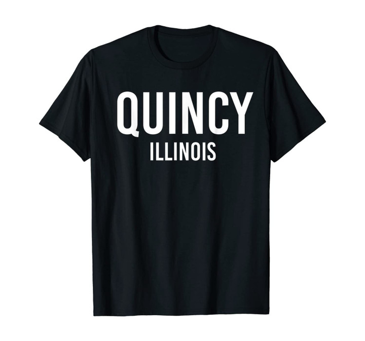 QUINCY ILLINOIS IL USA Patriotic Vintage Sports T-Shirt