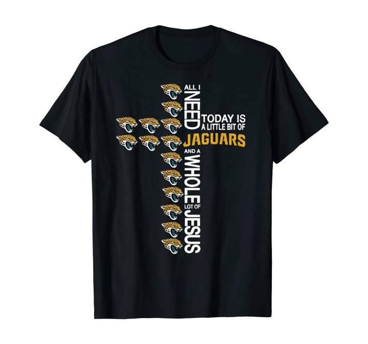 Merry Christmas Cross Football Team Jacksonville-Jaguar Xmas T-Shirt
