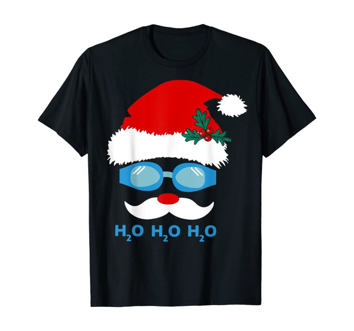 Santa Swimming h2o h2o h2o T-Shirt