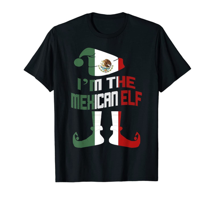 Mexican Elf Group Matching Family Christmas Gift Funny T-Shirt