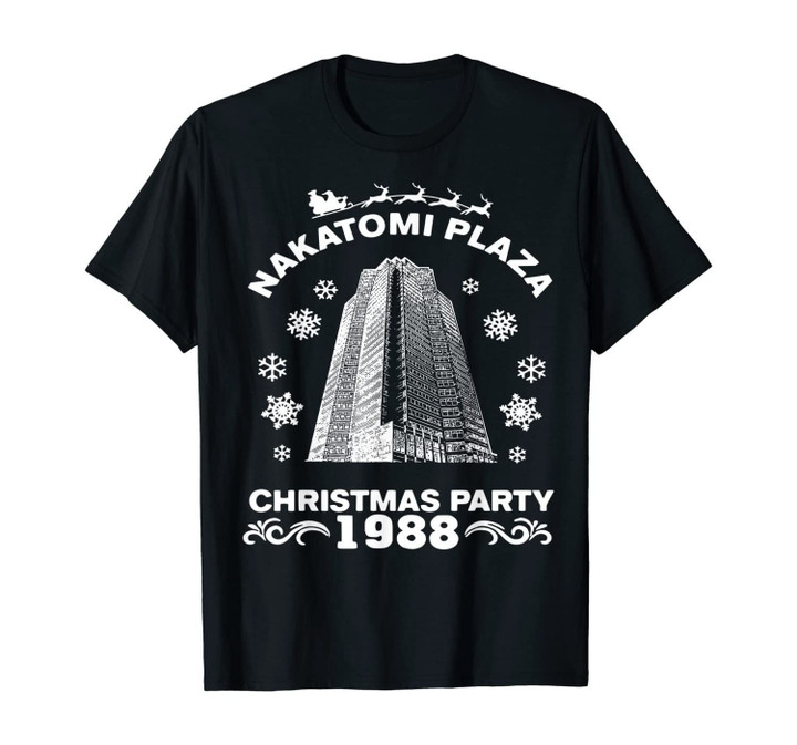 Nakatomi Plaza Christmas Party 1988 Men Boy Pop Culture T-Shirt