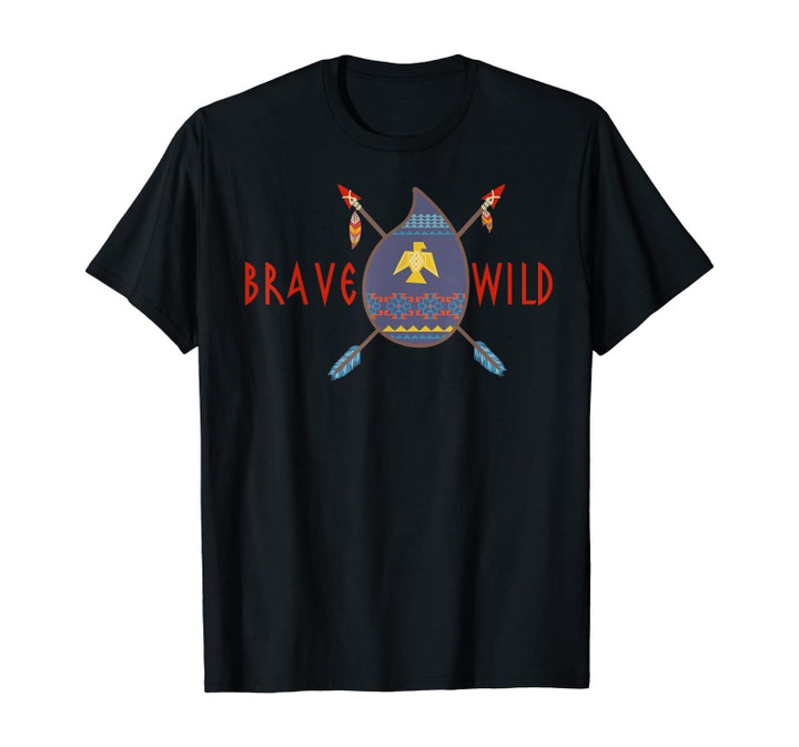Native Indian Brave Boho 80s Vintage T-Shirt