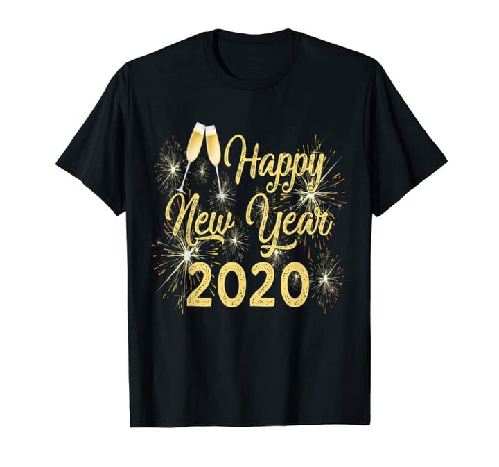 New Years Eve Special Gift Fireworks Happy New Year 2020 Men T-Shirt
