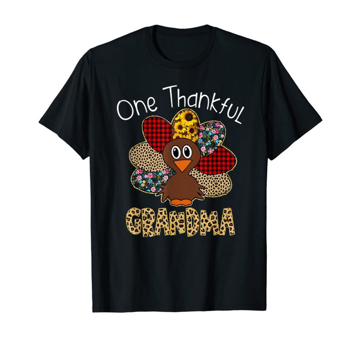 One Thankful Grandma Thanksgiving T-Shirt