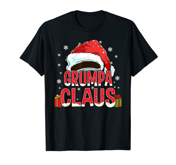 Mens Grumpa Claus Shirt Group Gifts Matching Family Christmas T-Shirt