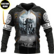 Viking God 3D All Over Printed Shirts VK27