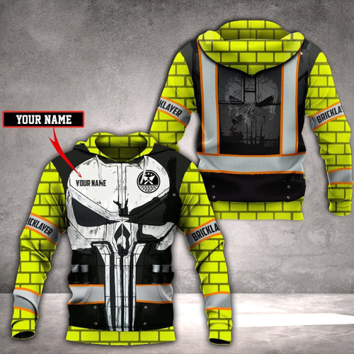 Bricklayer Safety 3D All Over Printed Shirts Hoodie BL08