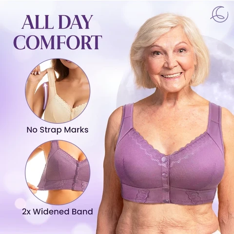 Moona Bra - LAST DAY SALE 80% OFF - Front Closure Breathable Bra for S -  amesix