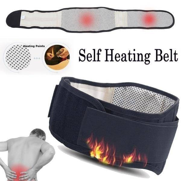 Adjustable Waist Tourmaline Self Heating Magnetic Therapy Back Waist Support Belt Lumbar Brace Massage Band