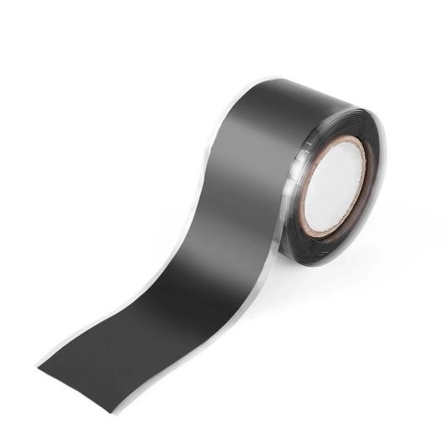 Black silicone adhesive sealing tape