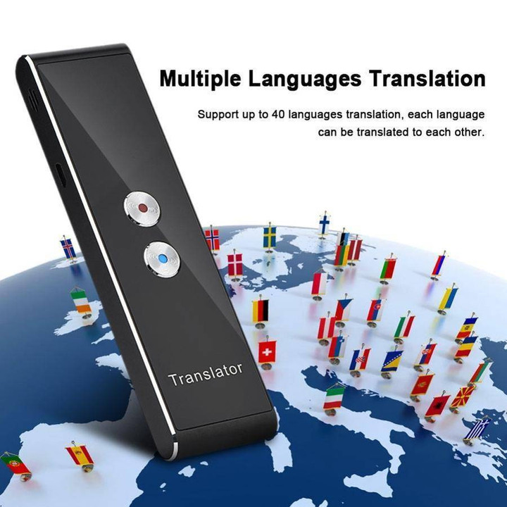 Portable  Smart Voice Speech Translator Two-Way Real Time 30 Multi-Language Translation For Learning Travelling Business Meet