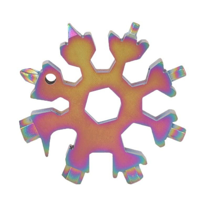 15-in-1 Stainless multi-tool snowflake