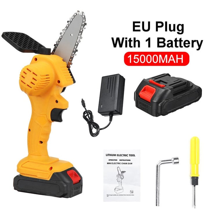 3000W 4 inch Electric Chain Saws Wood Cutting Pruning ChainSaw Cordless Garden Tree Logging Trimming Saw
