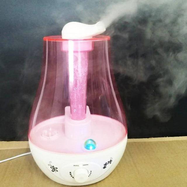 3L Ultrasonic Air Humidifier Mini Aroma Humidifier Air Purifier with LED Lamp Humidifier for Portable Diffuser Mist Maker Fogger