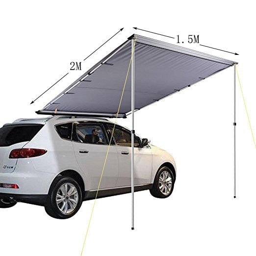Car Side Awning 6.6'x9.8' Rooftop Pull Out Tent Shelter