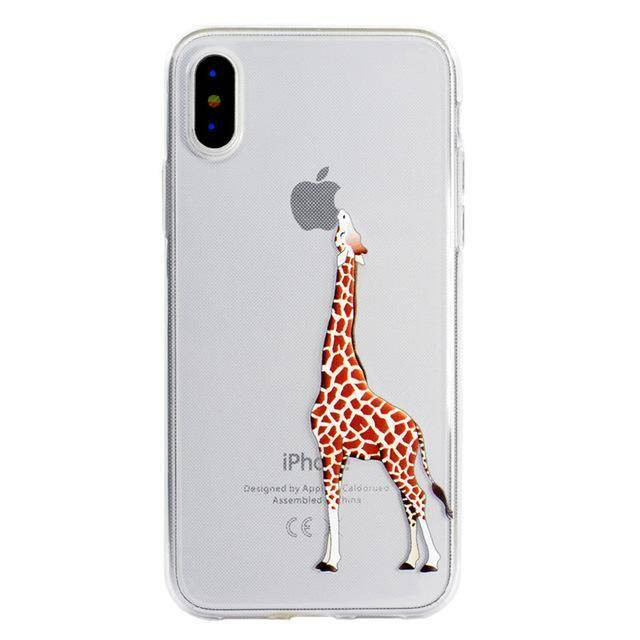 Funny cute iPhone Case for iPhone 7 6s 6plus 8plus X Xs Max