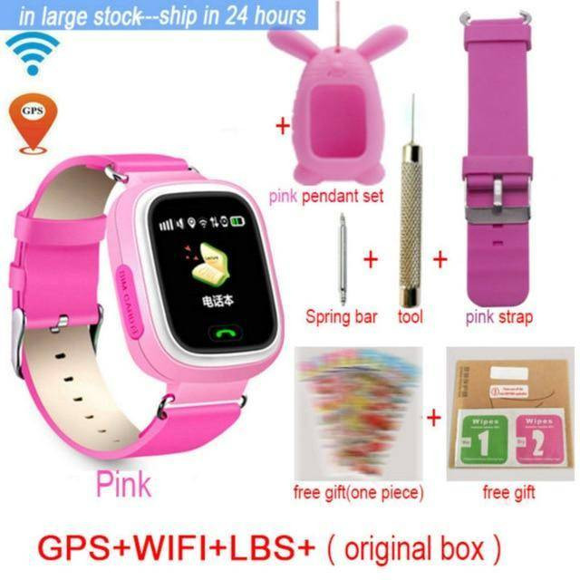 Kids Smart Watch Boys Girls Gps Tracker Anti Lost with voice chatting