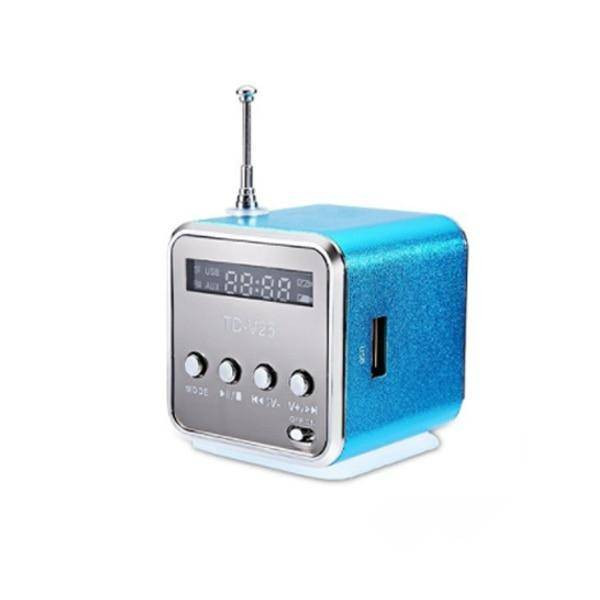 Portable Digital FM Radio Speaker Mini FM Radio Receiver With LCD Stereo Loudspeaker Support Micro TF Card