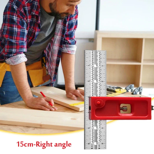 WOODWORKING COMBINATION AND DOUBLE SQUARE