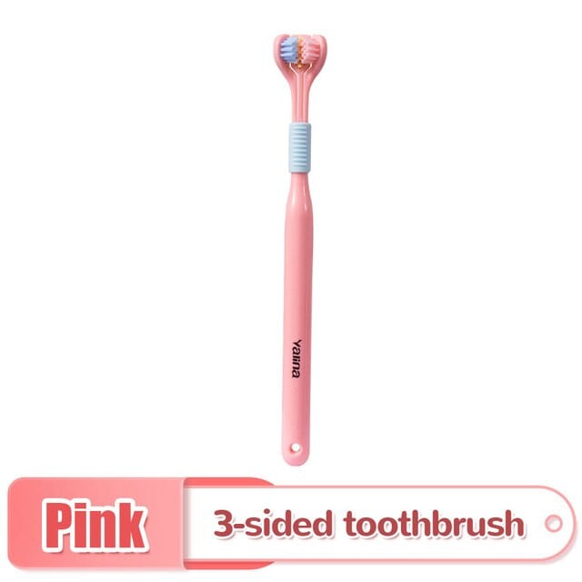Three-Sided Soft Hair Toothbrush