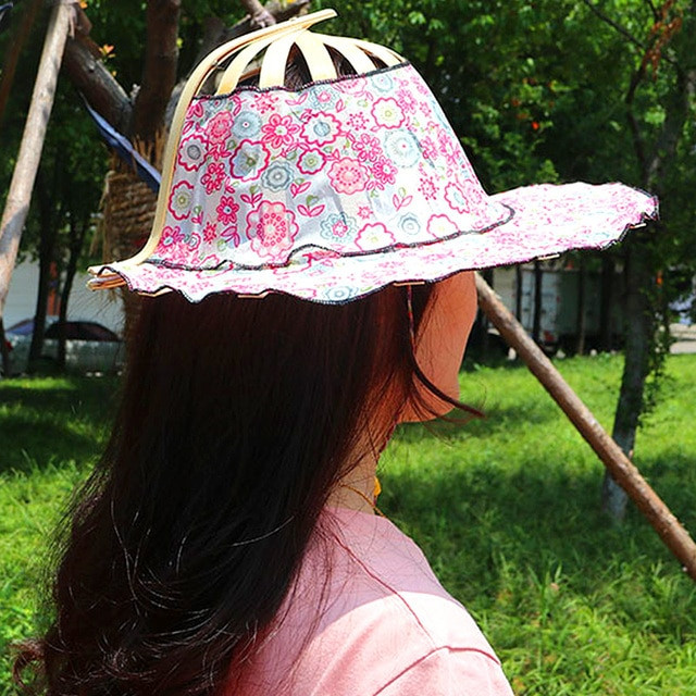 Summer Folding Bamboo Hat