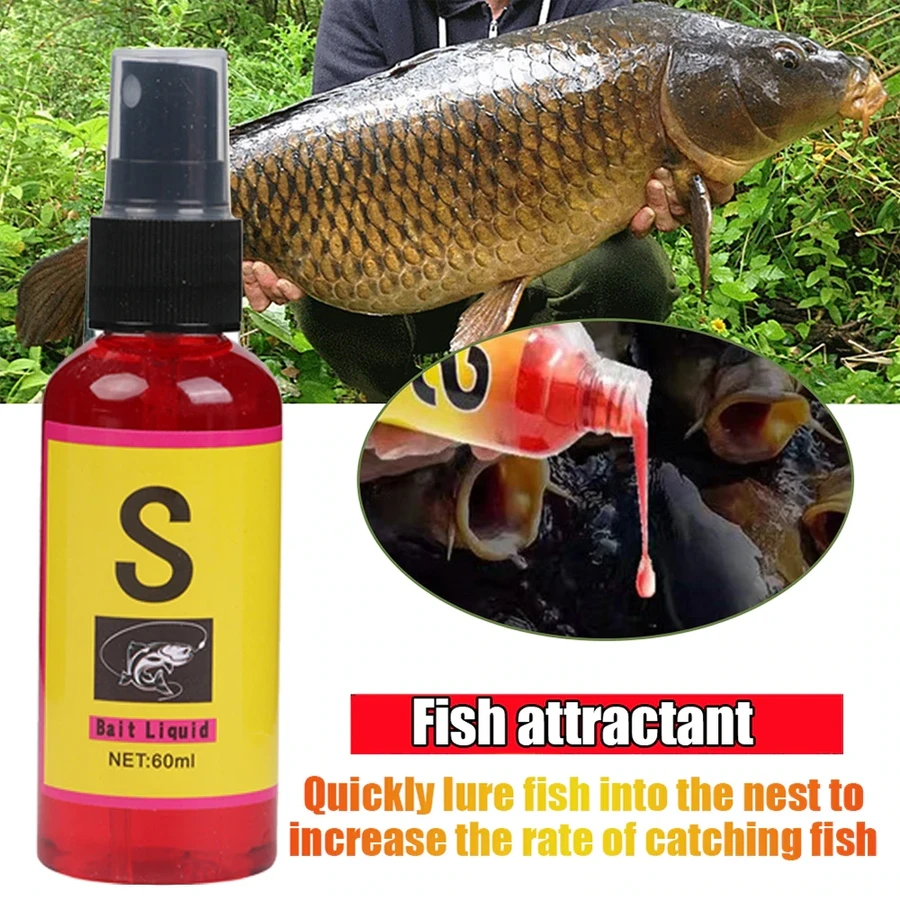 Natural Bait Scent Fish Attractant For Baits Fishing 60ML GOOD
