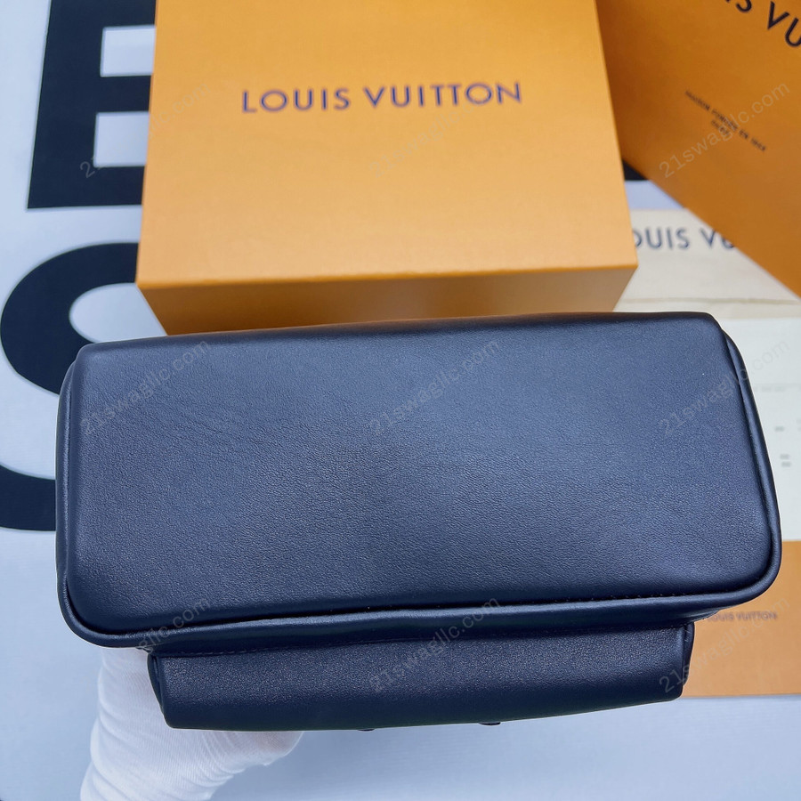 Authentic LOUIS VUITTON Monogram Shadow racer Sling Bag M46107 Shoulder bag