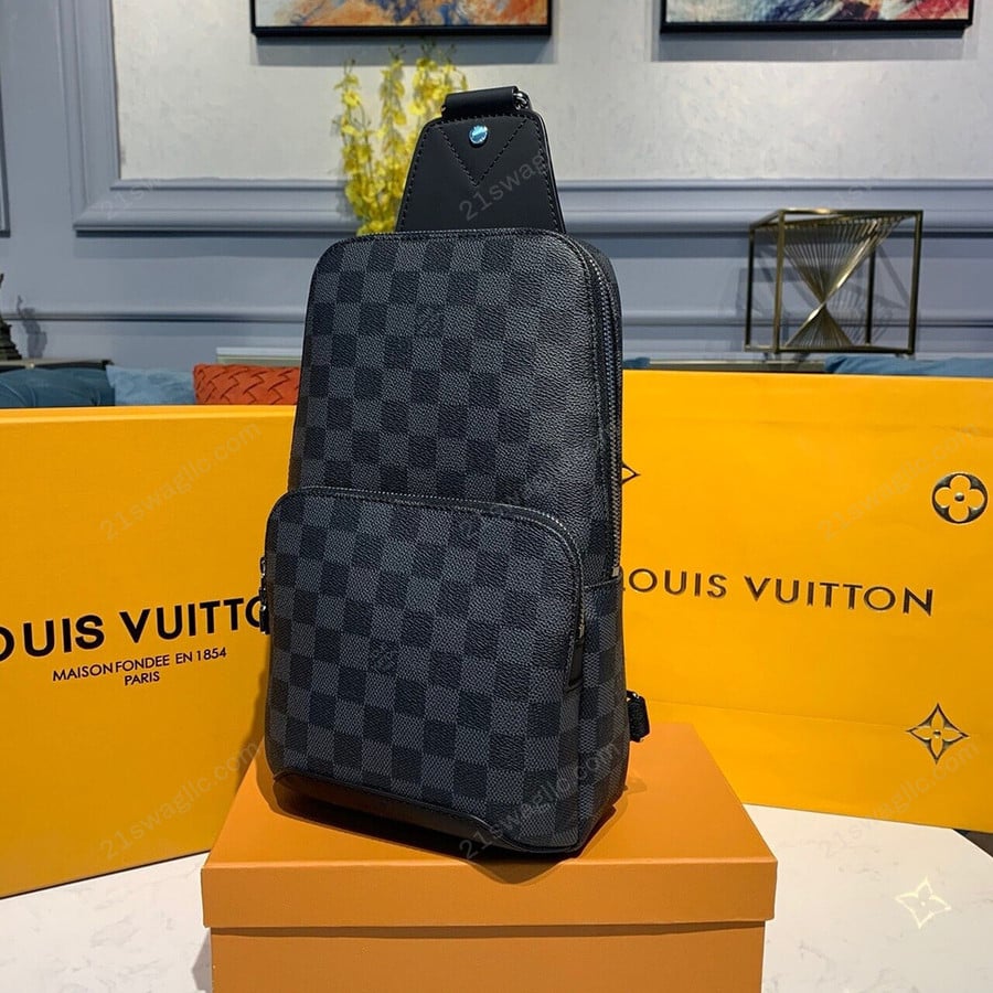 Louis Vuitton Avenue Sling Bag Damier Graphite Canvas For Men, Men's Bags,  Shoulder And Crossbody Bags 12.2in/31cm LV N41719 - Luxury Watch and Fashion